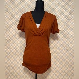 Express Burnt Orange Top